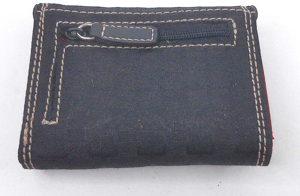 Vintage Nine West Tri Fold Fabric Wallet New